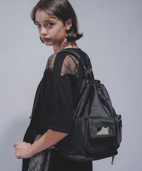 プレートデザインミニリュック(HARE) HARE｜プレートデザインミニリュック | Rakuten Fashion(楽天