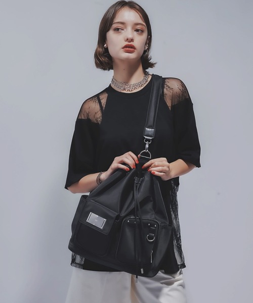 HARE プレートデザインミニリュック プレートデザインミニリュック(HARE)（バックパック/リュック）｜HARE