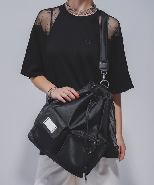 プレートデザインミニリュック(HARE)（バックパック/リュック