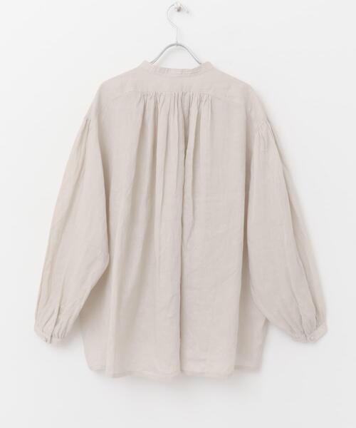 かぐれ 25SS リネンスモックブラウス リネンスモックブラウス（シャツ/ブラウス）｜かぐれ（カグレ