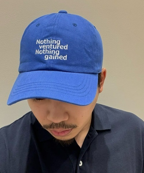 BACK NUMBER(バックナンバー)の「【BACK NUMBER】メッセージロゴキャップ(キャップ・メンズ・ブルー/ブラック・フリー)」の3枚目の写真