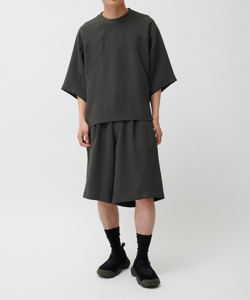 CONZ(コンズ)の「PANEL OVER CREW NECK TEE(Tシャツ/カットソー・メンズ・ブラック/ダークグレー・1/2/3)」の20枚目の写真