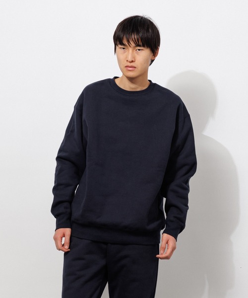 Knuu(ヌウ)の「Heavy Sweatshirt(スウェット・メンズ・ブラック/ヘザーグレー/ネイビー/マルーン/ホワイト/ブラウン/ダークネイビー・X-SMALL/SMALL/MEDIUM/LARGE/X-LARGE/XX-LARGE)」の6枚目の写真