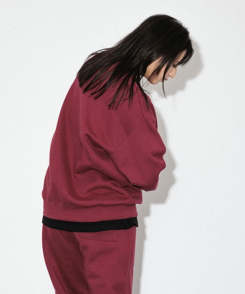 Knuu(ヌウ)の「Heavy Sweatshirt(スウェット・メンズ・ブラック/ヘザーグレー/ネイビー/マルーン/ホワイト/ブラウン/ダークネイビー・X-SMALL/SMALL/MEDIUM/LARGE/X-LARGE/XX-LARGE)」の8枚目の写真