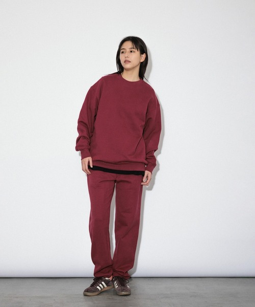 Knuu(ヌウ)の「Heavy Sweatshirt(スウェット・メンズ・ブラック/ヘザーグレー/ネイビー/マルーン/ホワイト/ブラウン/ダークネイビー・X-SMALL/SMALL/MEDIUM/LARGE/X-LARGE/XX-LARGE)」の9枚目の写真