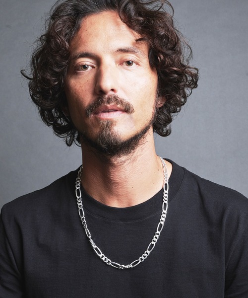 セール】925 SILVER 6CUT FIGALO CHAIN NECKLACE (L)60cm:スターリング
