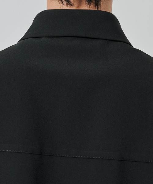 CULLNI（クルニ）の「【CULLNI】別注 Sugoku Suzushii Leather Pocket S/S Shirts（シャツ/ブラウス・メンズ・ブラック/カーキ/ダークグレー/ホワイト・1/2）」の16枚目の写真