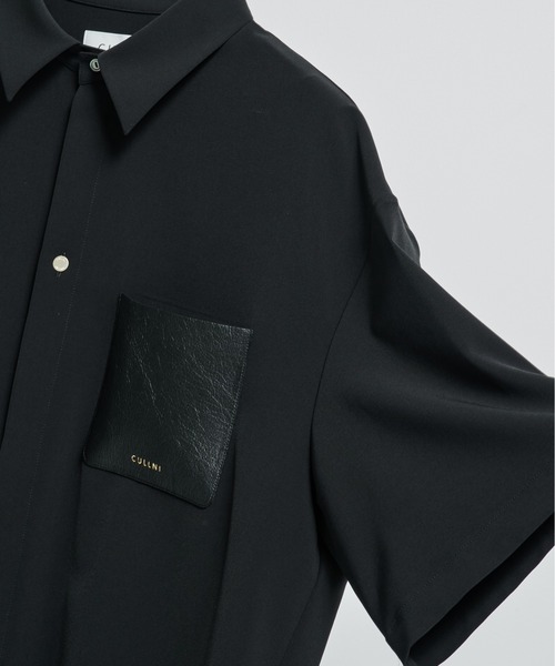 T*K様 CULLNI  LEATHER シャツ CULLNI シャツ 「CULLNI」別注 Sugoku Suzushii Leather Pocket