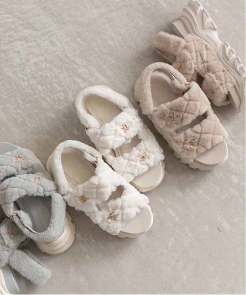 キルティングファースポーツサンダル（サンダル）｜RANDA（ランダ）の