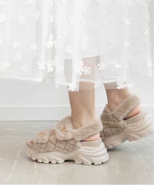 キルティングファースポーツサンダル（サンダル）｜RANDA（ランダ）の