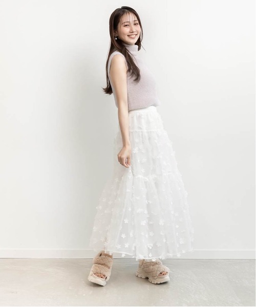 RANDA（ランダ）の「キルティングファースポーツサンダル（サンダル・レディース・グレー/ベージュ/アイボリー・L/S/M）」の11枚目の写真