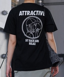 【MODISH GAZE】スモーキングガール SIT BACK AND RELAX半袖Tシャツ