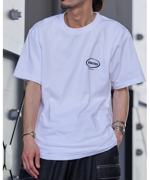 MODISH GAZE(モディシュガゼ)の「【MODISH GAZE】スモーキングガール SIT BACK AND RELAX半袖Tシャツ(Tシャツ/カットソー・メンズ・ブラック/ネイビー/ネイビー×ホワイト/ホワイト・MEDIUM/X-LARGE/LARGE)」の10枚目の写真
