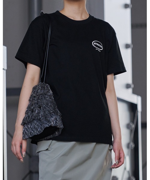 MODISH GAZE(モディシュガゼ)の「【MODISH GAZE】スモーキングガール SIT BACK AND RELAX半袖Tシャツ(Tシャツ/カットソー・メンズ・ブラック/ネイビー/ネイビー×ホワイト/ホワイト・MEDIUM/X-LARGE/LARGE)」の12枚目の写真