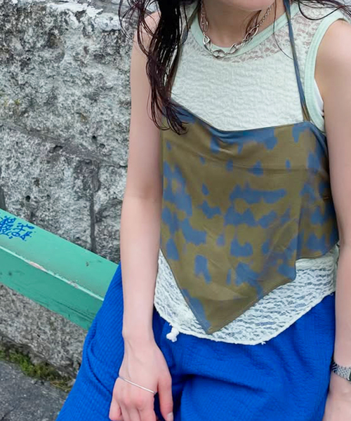 ブラウス シャツ 「OAS/オーエーエス」Highland Avonela Crop Top レディース OAS/オーエーエス】Highland Avonela Crop Top（シャツ
