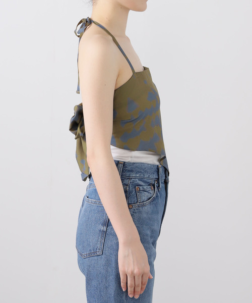 JOURNAL STANDARD(ジャーナルスタンダード)の「【OAS/オーエーエス】Highland Avonela Crop Top(シャツ/ブラウス・レディース・オリーブ・MEDIUM)」の2枚目の写真