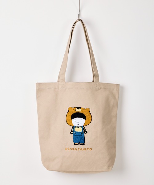 Sちゃんまん / エスチャンマン 】サガラ刺繍縦トート S-CHANMAN