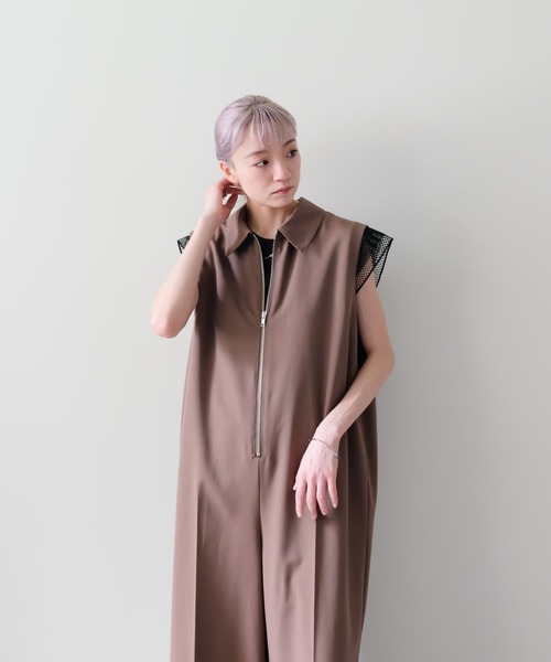 DOLLUPOOPS(ドールアップウップス)の「レーススリーブトップス(Tシャツ/カットソー・レディース・ブラック/オフホワイト・38)」の22枚目の写真