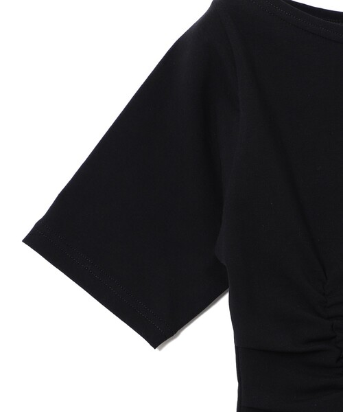 Ray BEAMS（レイビームス）の「ボートネック スリット フィット Tシャツ（Tシャツ/カットソー・レディース・ブラック/レッド・ONE SIZE）」の12枚目の写真