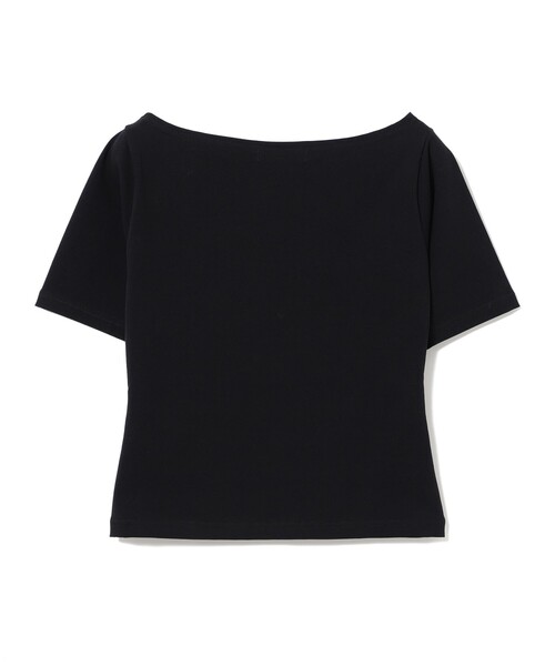 Ray BEAMS（レイビームス）の「ボートネック スリット フィット Tシャツ（Tシャツ/カットソー・レディース・ブラック/レッド・ONE SIZE）」の14枚目の写真
