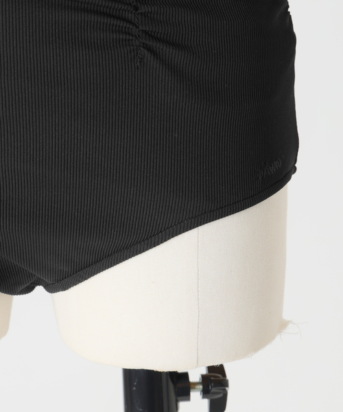 AP STUDIO（エーピーストゥディオ）の「【DAWN/ダン】BIKINI SHORTS（水着・レディース・チャコールグレー/ブラック/キャメル・38/36）」の10枚目の写真