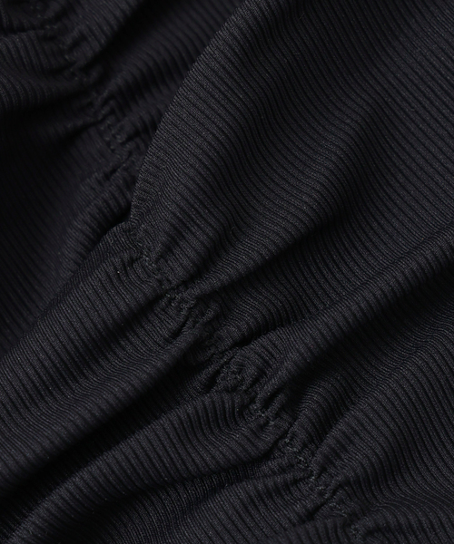 AP STUDIO（エーピーストゥディオ）の「【DAWN/ダン】BIKINI SHORTS（水着・レディース・チャコールグレー/ブラック/キャメル・38/36）」の14枚目の写真