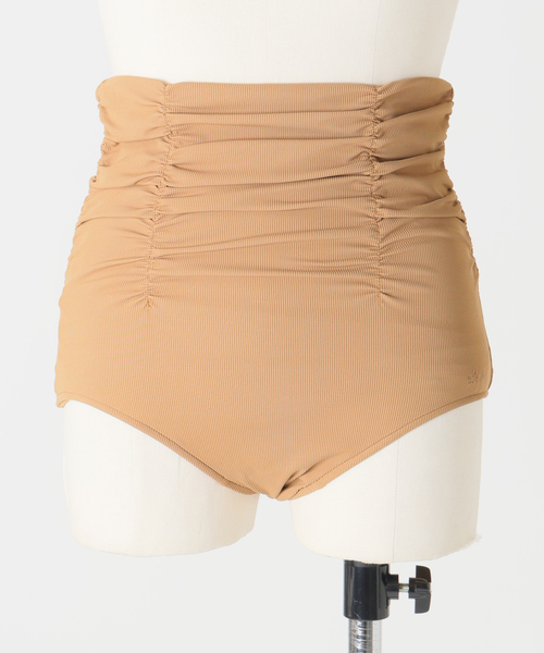 AP STUDIO（エーピーストゥディオ）の「【DAWN/ダン】BIKINI SHORTS（水着・レディース・チャコールグレー/ブラック/キャメル・38/36）」の18枚目の写真