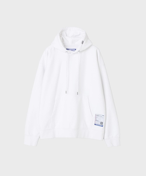 MIHARAYASUHIRO(ミハラヤスヒロ)の「【MIHARAYASUHIRO/ミハラヤスヒロ】HOODED PULLOVER(French Terry Hooded Swaetshirt)(パーカー・メンズ・ホワイト/ライトグレー・44/50)」の2枚目の写真