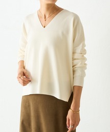 シンプルVニット