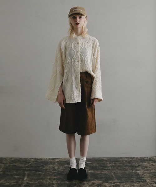 BAYFLOW（ベイフロー）の「【EF(エフ)】フェイクスエードハーフパンツ（WOMEN）（その他パンツ・レディース・ブラウン・FREE）」の5枚目の写真