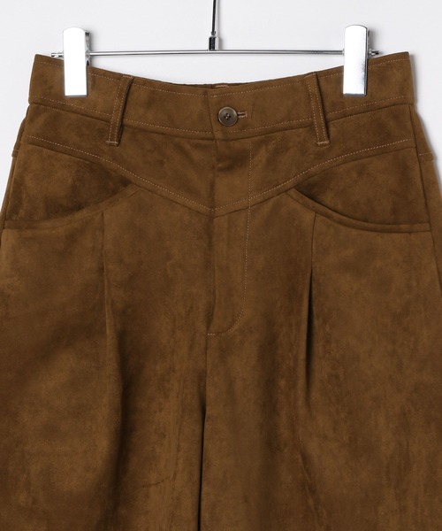 BAYFLOW（ベイフロー）の「【EF(エフ)】フェイクスエードハーフパンツ（WOMEN）（その他パンツ・レディース・ブラウン・FREE）」の8枚目の写真