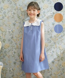 組曲（クミキョク）の「【110-140㎝】カーブカラー ワンピース（ワンピース）」