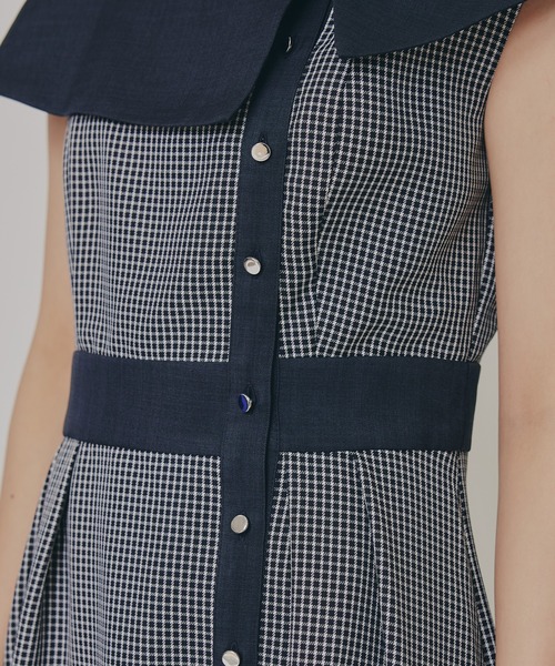 REDYAZEL（レディアゼル）の「バイカラーアシメショルダーワンピース（ワンピース・レディース・ダークグリーン/グレー/ネイビー・FREE）」の21枚目の写真