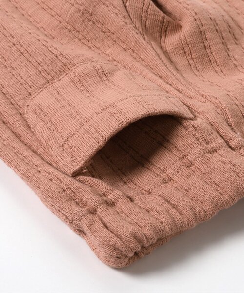 Seraph（セラフ）の「【ジュニア対応】針抜きテレコレギンス（レギンス/スパッツ・キッズ・レンガ/チャコール/ラベンダー/アイボリー・80/90/100/110/120/130/140）」の10枚目の写真