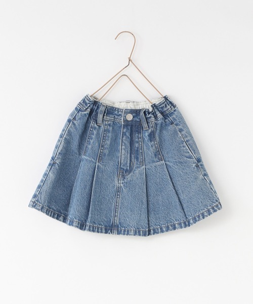 LOWRYS FARM（ローリーズファーム）の「デニムスカート　571975（スカート・キッズ・ブルー系その他/ブラック/ブルー・110cm/120cm/130cm/140cm/150cm）」の3枚目の写真