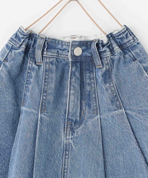 LOWRYS FARM（ローリーズファーム）の「デニムスカート　571975（スカート・キッズ・ブルー系その他/ブラック/ブルー・110cm/120cm/130cm/140cm/150cm）」の9枚目の写真