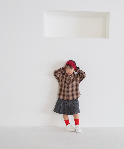 LOWRYS FARM（ローリーズファーム）の「デニムスカート　571975（スカート・キッズ・ブルー系その他/ブラック/ブルー・110cm/120cm/130cm/140cm/150cm）」の16枚目の写真