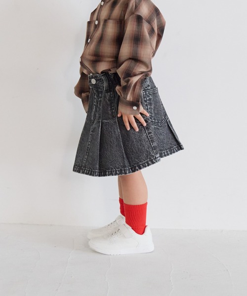 LOWRYS FARM（ローリーズファーム）の「デニムスカート　571975（スカート・キッズ・ブルー系その他/ブラック/ブルー・110cm/120cm/130cm/140cm/150cm）」の17枚目の写真