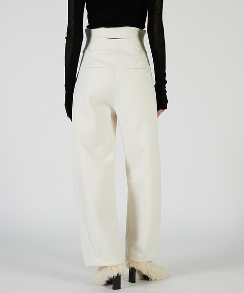 PRANK PROJECT（プランクプロジェクト）の「ハイウエストパンツ / High-waisted pants（その他パンツ・レディース・ブラック/ホワイト/グレー・38/36）」の17枚目の写真