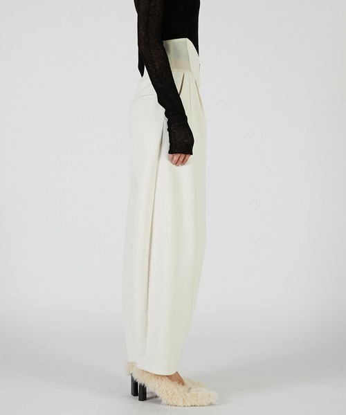 PRANK PROJECT（プランクプロジェクト）の「ハイウエストパンツ / High-waisted pants（その他パンツ・レディース・ブラック/ホワイト/グレー・38/36）」の18枚目の写真