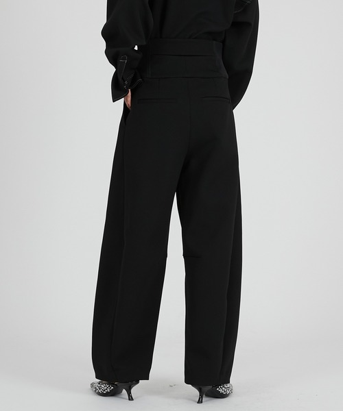 PRANK PROJECT（プランクプロジェクト）の「ハイウエストパンツ / High-waisted pants（その他パンツ・レディース・ブラック/ホワイト/グレー・38/36）」の21枚目の写真