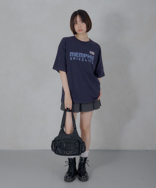 Perushu（ペルーシュ）の「Perushu／NBA チームロゴTシャツ（Tシャツ/カットソー・メンズ・ボルドー/ネイビー/ブラウン/ブラック/ダークブルー/ブラック系・SMALL/MEDIUM/LARGE）」の11枚目の写真