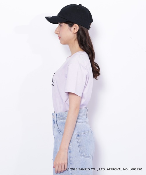 ＜マイメロディ＆クロミコラボ＞オーガニックコットン刺繍ロゴTシャツ JILL by JILL STUART｜<マイメロディ&クロミコラボ>オーガニック