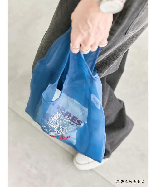 Samansa Mos2 blue（サマンサモスモスブルー）の「COJI-COJI/シアートート（ハンドバッグ・レディース・ネイビー/オフホワイト・F）」の15枚目の写真