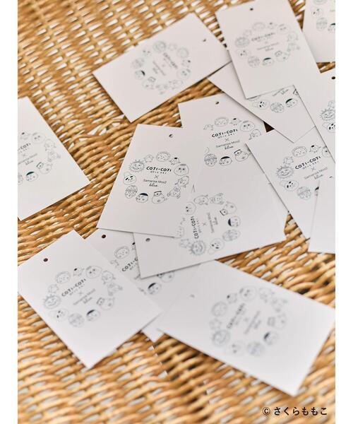 Samansa Mos2 blue（サマンサモスモスブルー）の「COJI-COJI/シアートート（ハンドバッグ・レディース・ネイビー/オフホワイト・F）」の20枚目の写真