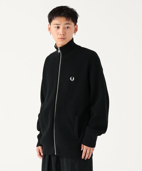 FRED PERRY フレッドペリー カーディガン メンズ レディース ブラック FRED PERRY カーディガン Classic Cardigan／クラシック