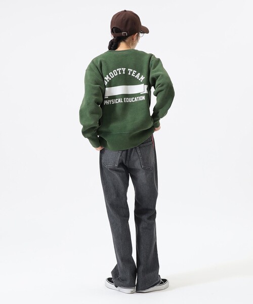 00's Champion　リバースウィーブ　トゥーフェイスプリント　スウェット ウィングフット3段プリント＆バックプリント 90s チャンピオン