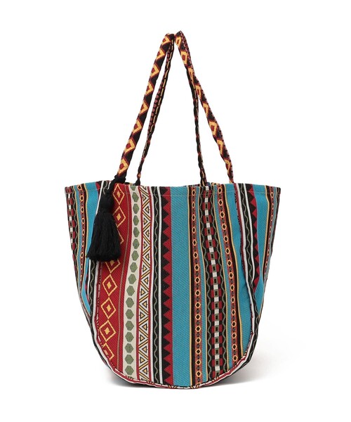 SHIPS(シップス)の「KHIPU:DOUBLE FACED BAG(トートバッグ・レディース・ライトグリーン/ライトブルー・ONE SIZE)」の9枚目の写真