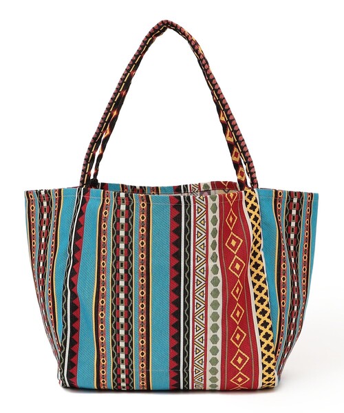 SHIPS(シップス)の「KHIPU:DOUBLE FACED BAG(トートバッグ・レディース・ライトグリーン/ライトブルー・ONE SIZE)」の8枚目の写真