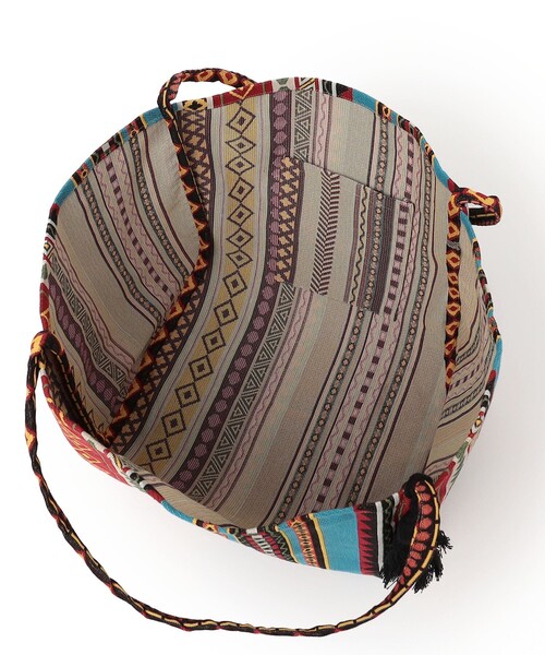 SHIPS(シップス)の「KHIPU:DOUBLE FACED BAG(トートバッグ・レディース・ライトグリーン/ライトブルー・ONE SIZE)」の6枚目の写真